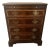 Mid 20th Century Hickory Furniture American Masterpiece Collection Inlaid/Banded Mahogany Chippendale Bedside/Accent Chest For Sale