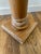 Wood Vintage Italian Wood Architectural Column Floor Lamp With Brass Finial For Sale - Image 7 of 11