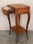 Wood 19th Century Style French Louis XV Marquetry Side Table or Nightstands, a Pair For Sale - Image 7 of 10