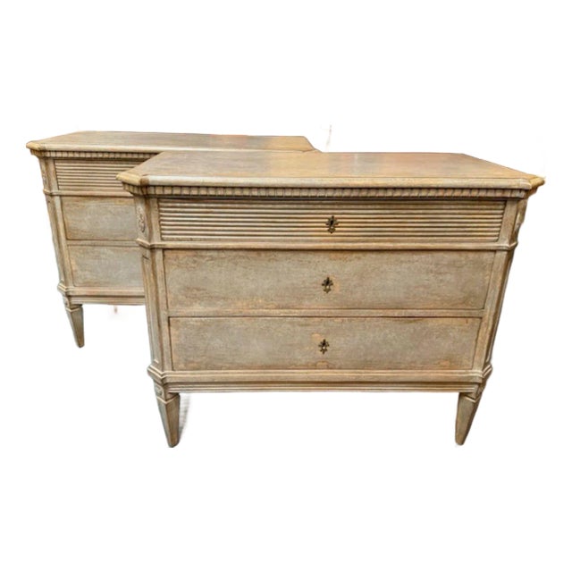 Pair of Swedish Chests For Sale