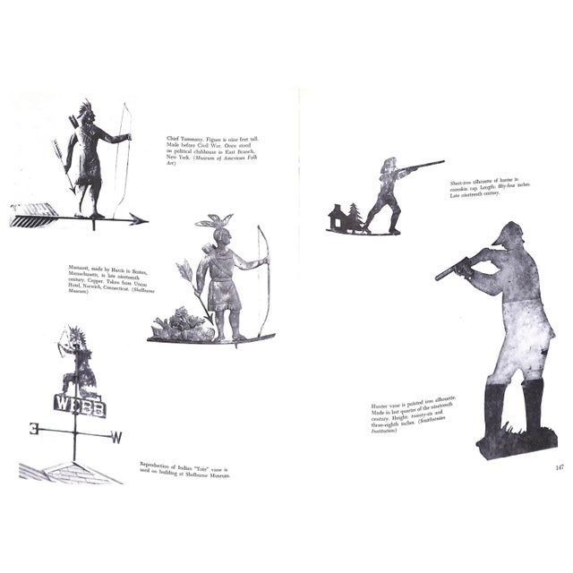 White "Weather Vanes the History, Design, and Manufacture of an American Folk Art" 1973 Klamkin, Charles For Sale - Image 8 of 11