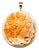 Late 20th Century Amedeo Italian Shell Cameo 14k Gold Pendant Brooch For Sale