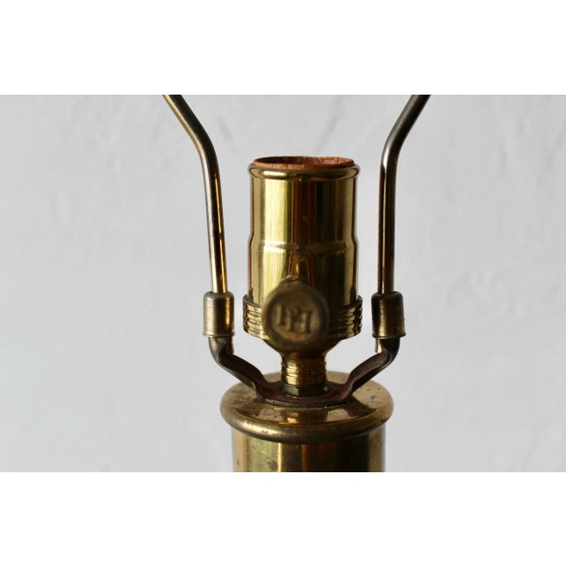 Art Deco Style Brass Lucite Column Floor Lamp For Sale - Image 10 of 10