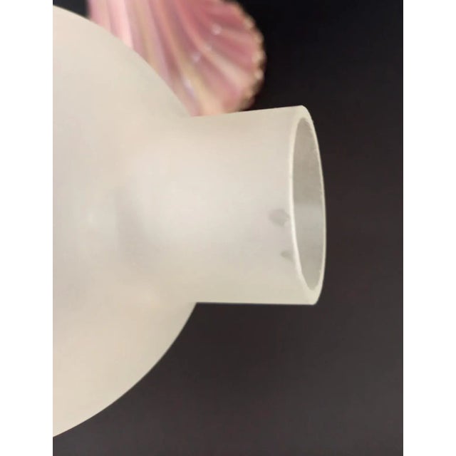 Pink Murano Glass and Gold Leaf Table Lamp, 1950s For Sale - Image 12 of 13