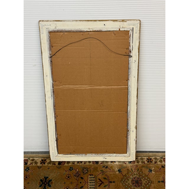 Golden Gilt Wood Wall Mirror For Sale - Image 9 of 12