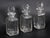 Antique 19th Century Victorian Burr Walnut and Crystal 3-Decanter Tantalus Dry Bar, Set of 12 For Sale - Image 13 of 18