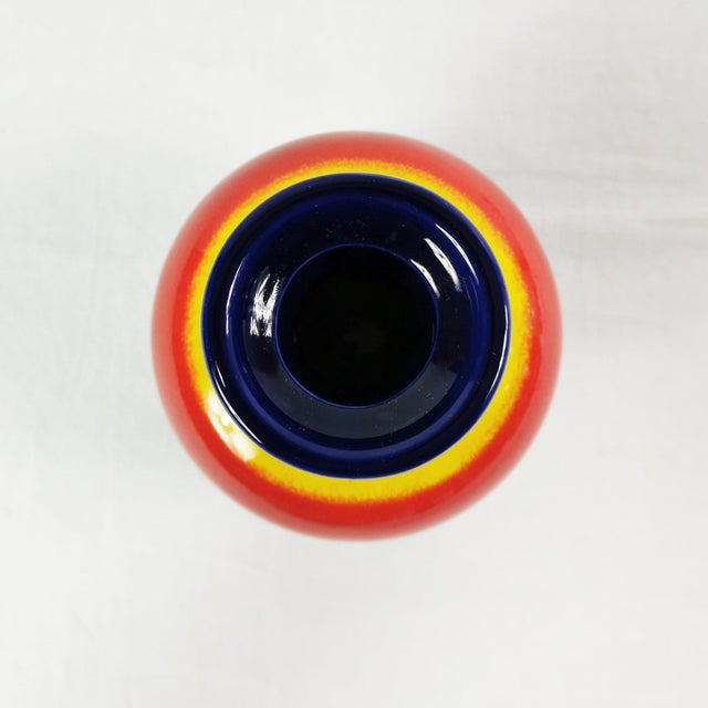 Bauhaus Ceramic Vase by Georg Schmider for Zeller Keramik, Germany, 1950s For Sale - Image 4 of 12