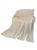 80” x 70” Wrap yourself in comfort with this beautifully textured, hand-crafted throw blanket. Featuring a rich, creamy...