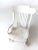 White Antique White Wood Rocking Chair For Sale - Image 8 of 13