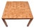 Milo Baughman for Directional American Mid-Century Ash Burl Game Table For Sale