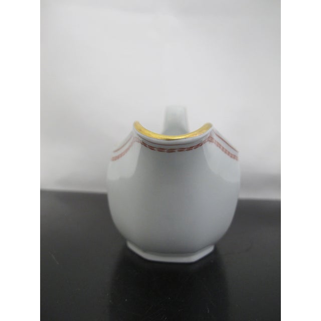 Spode Copeland Red Gold Trim Ships Trade Winds Sauce Gravy Boat W/Underplate For Sale - Image 14 of 14