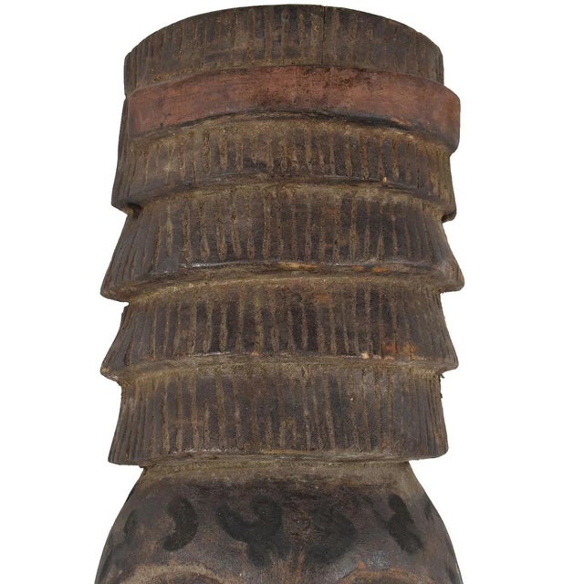 Early 20th Century Early 20th Century Sukuma Wood Mask Tanzania For Sale - Image 5 of 5