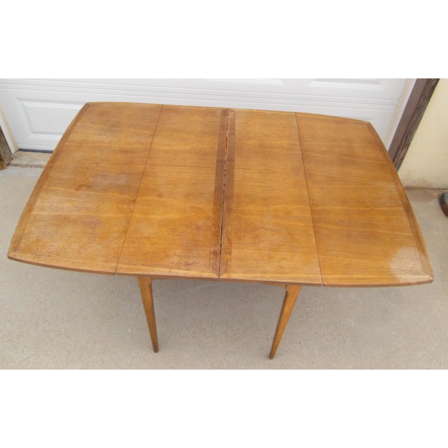 Lane Furniture Lane Rhythm Drop Leaf Dining Table Mid Century Modern For Sale - Image 4 of 12