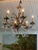 Rustic European Vintage Cast Brass Rustic European Chandelier For Sale - Image 3 of 12