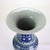 Ceramic Chinese Blue & White Porcelain Vase With Carved Wooden Base Signed 20thC For Sale - Image 7 of 10