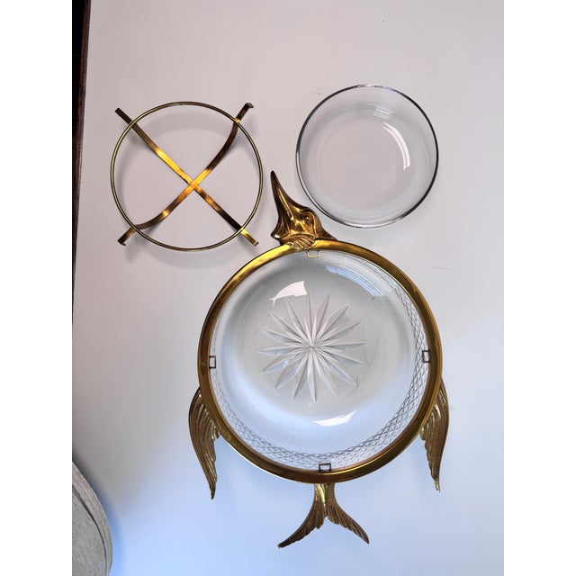 Gold 1970's French Caviar Serving Bowl For Sale - Image 8 of 13