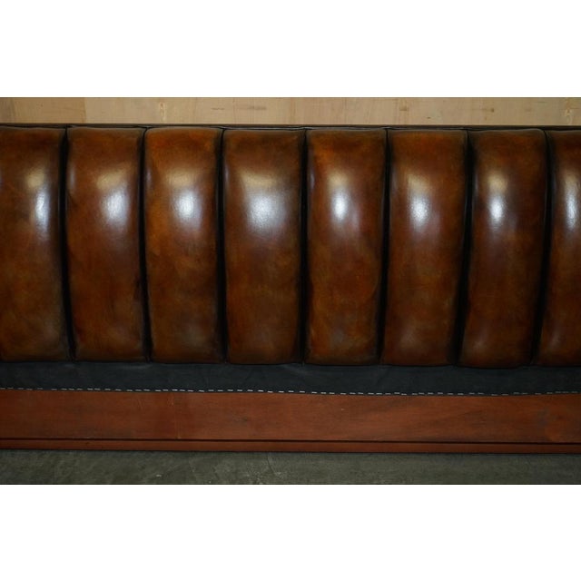 Limited Edition Modern Metropolis Bed Frame in Brown Leather from Ralph Lauren For Sale - Image 18 of 18