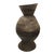 Rare sculptural vessel from the popular crafts of southern Morocco made of hammered metal. Morocco 1970s