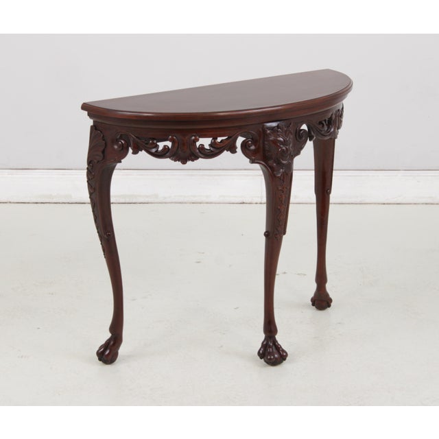 Age: Approx: 30 Years Old Details: Carved Paw Feet High Quality Construction Carved Face English Style Offered @ Fraction...