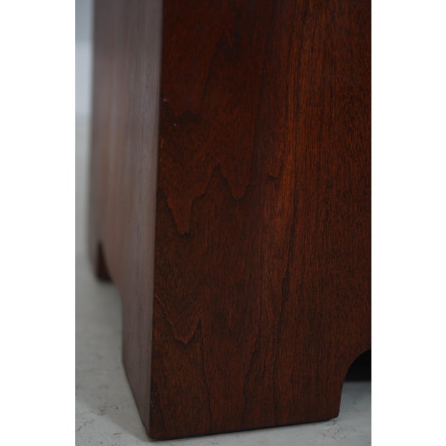 Stickley Charles Limbert Design Cherry Pagoda Table For Sale - Image 9 of 12