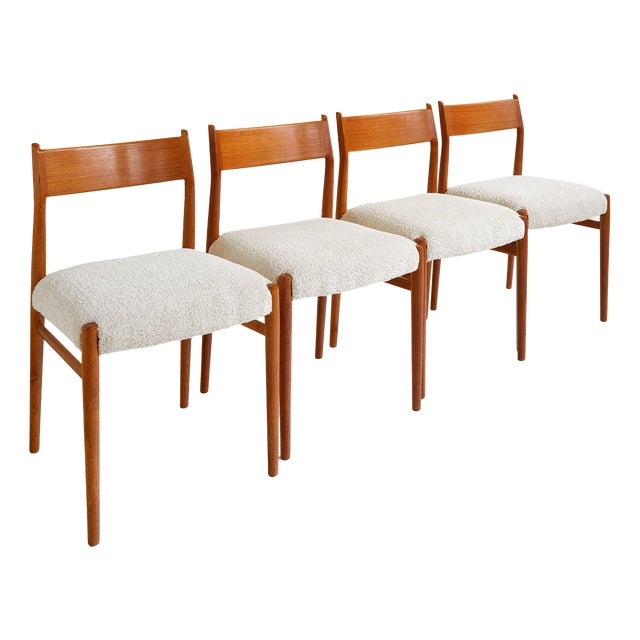 Model 418 Chairs by Arne Vodder for Sibast, 1960s, Set of 4 For Sale