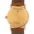 Bulgari Bvlgari 18k Yellow Gold 30mm Date Leather Band Midsize Watch For Sale - Image 4 of 5