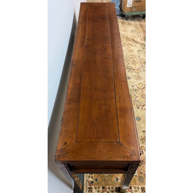 Asian Wood Console Table, Antique For Sale - Image 4 of 11