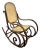 Thonet Bentwood Rocking Chair With Hand Caned Seat | Poland For Sale