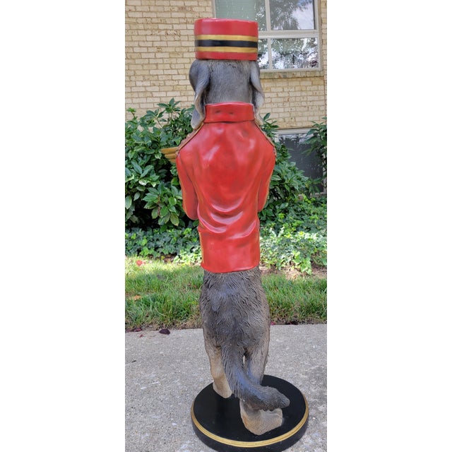 1990s Bombay Company Dudley the Bellhop Dog Butler Tray For Sale - Image 9 of 14