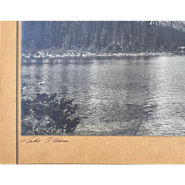 Photography Vintage Photo, Lake O’Hara, Canada, Yoko National Park, Canadian Rockies, Near Banff, Alberta For Sale - Image 7 of 10