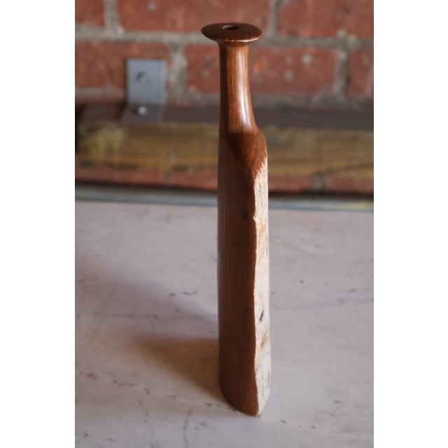 Wood Vase Attributed to Doug Ayers, California, 1970s For Sale - Image 4 of 15