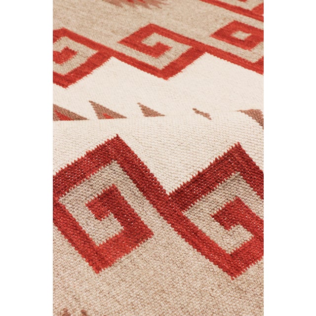 Modern Pasargad Home Tuscany Cream Wool Area Rug- 3'11'' X 5'11'' For Sale - Image 3 of 5