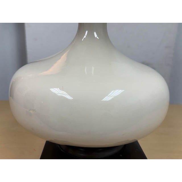 Off White Aladdin Table Lamp For Sale - Image 9 of 12