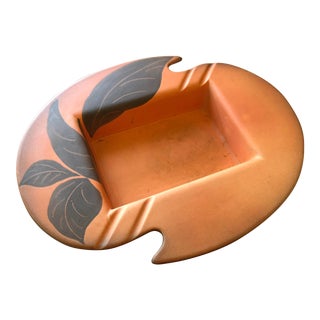 Large Deco Ashtray Brayton’s Pottery Laguna Beach California For Sale