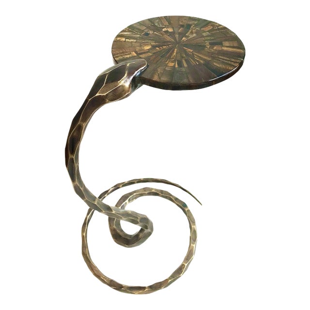 Bronze Viper Drink Table by Sylvan Fiss For Sale