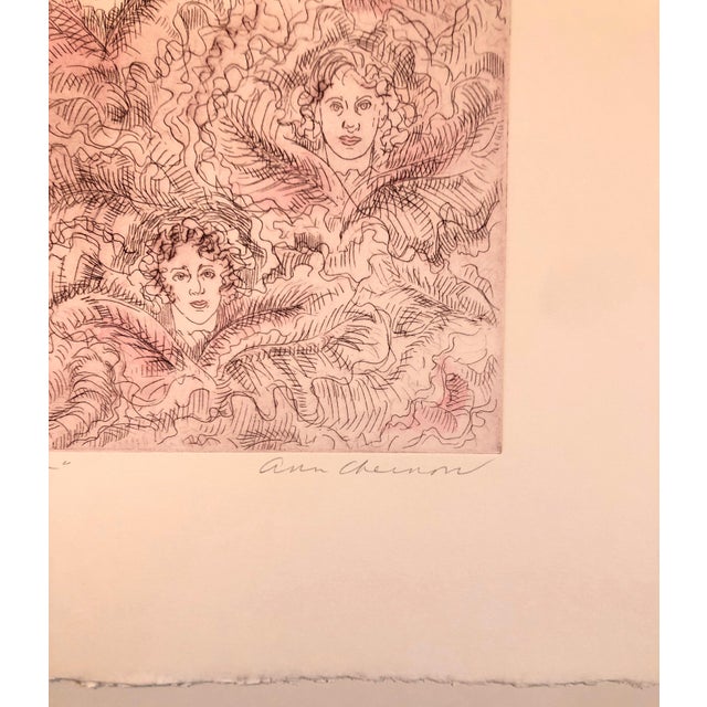 Pop Art Ann Chernow, Hand Colored Etching Vintage Hollywood Legends Etching with Watercolor Painting, 1994 For Sale - Image 3 of 6