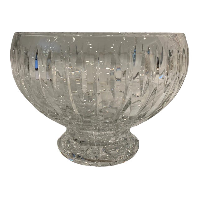 Waterford Crystal Footed Centerpiece Bowl For Sale