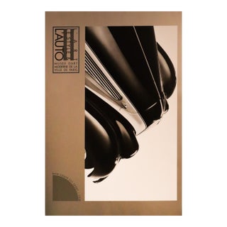 1985 French Car Poster, L'Art, Le Style & l'Auto (Musee d'Art Moderne), BMW Coupe 327 For Sale