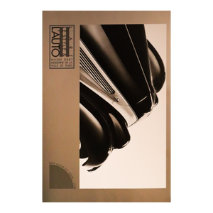 1985 French Car Poster, L'Art, Le Style & l'Auto (Musee d'Art Moderne), BMW Coupe 327