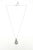 Silver 1.00 Ct Diamond Pendant For Sale - Image 8 of 8