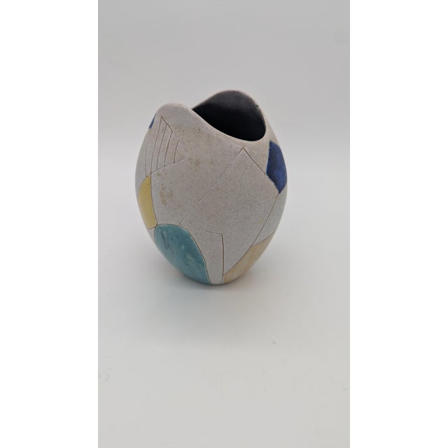1960s Geometric Ruscha Marocco Vase For Sale - Image 4 of 6