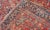 Blue Early 20th Century Antique Persian Medallion Serapi Rug With Red Background and Blue Border For Sale - Image 8 of 9