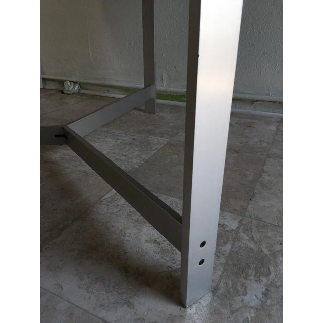 Rare 1960s Rosewood & Aluminum Table by Jørgen Kastholm & Preben Fabricius – Danish Modern Design For Sale In Los Angeles - Image 6 of 12