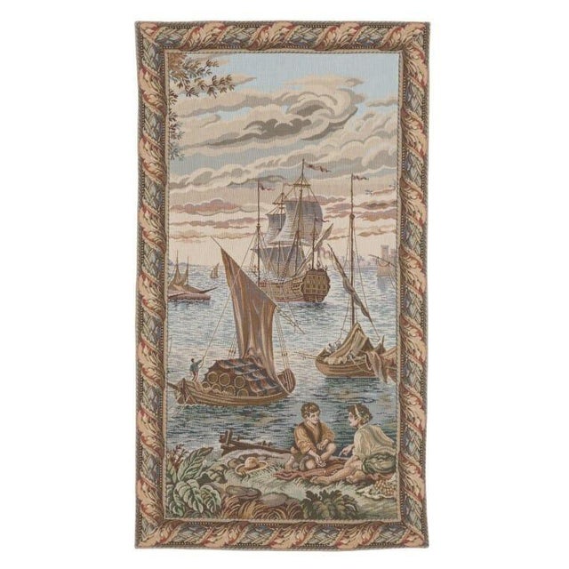 This tapestry is fully lined incorporating a sleeve along the top for hanging with a Hines hanging rod. Alternatively,...