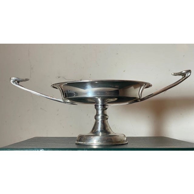 This exquisite compote bowl, crafted by the renowned S. Kandarakis, is a stunning example of a Greek Macedonian cylix...