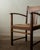 Beige Dutch Art Deco Oak and Rush Armchair, 1920s For Sale - Image 8 of 17