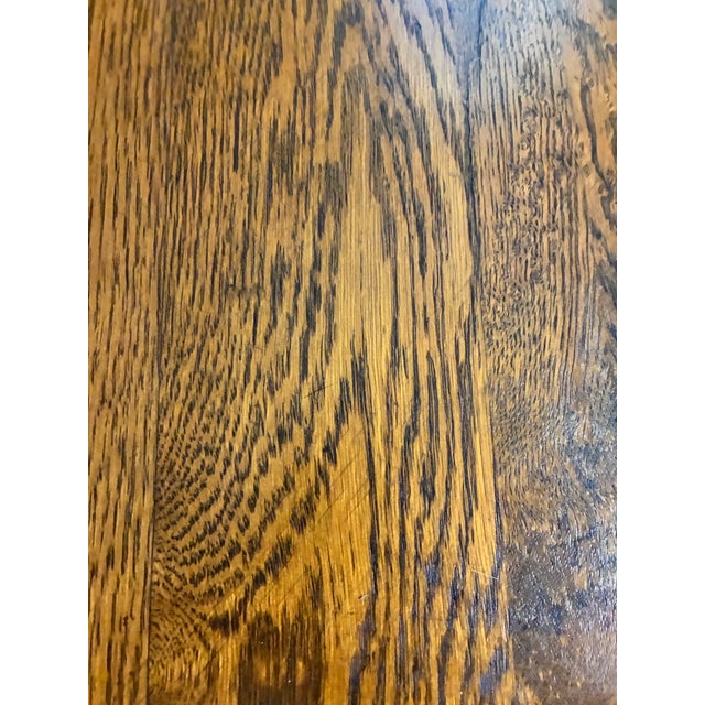 1895 Museum-Quality Quarter-Sawn Tiger Oak 4-Piece Bedroom Suite – Documented Provenance For Sale - Image 12 of 17