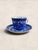 Antique English Queens China Blue Willow Bone China Cup & Saucer For Sale - Image 4 of 10