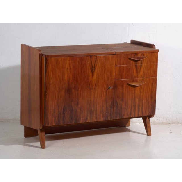 Mid-Century Asymmetric Walnut Sideboard by Amaru For Sale - Image 15 of 15