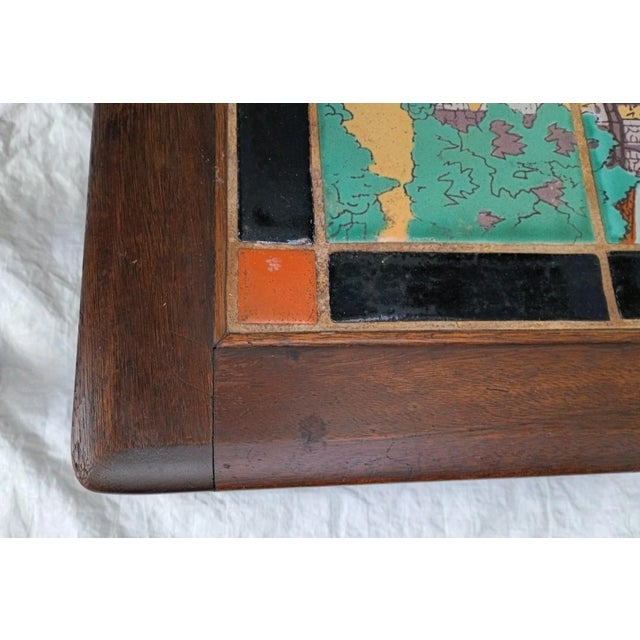 Antique Taylor Tile Santa Barbara Mission Table, California Spanish Revival, 1920s For Sale - Image 15 of 18